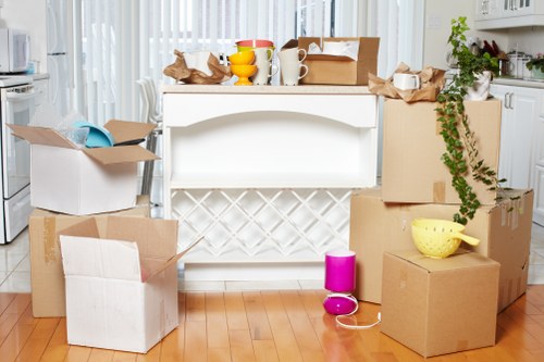 Fragile item protection during packing services in Gantshill