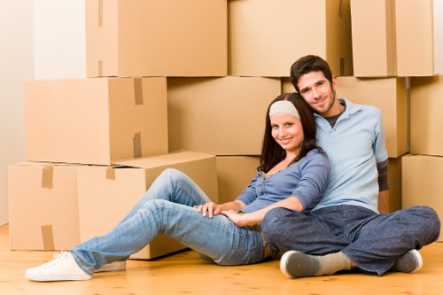 Organized moving day setup for local removals in Gantshill