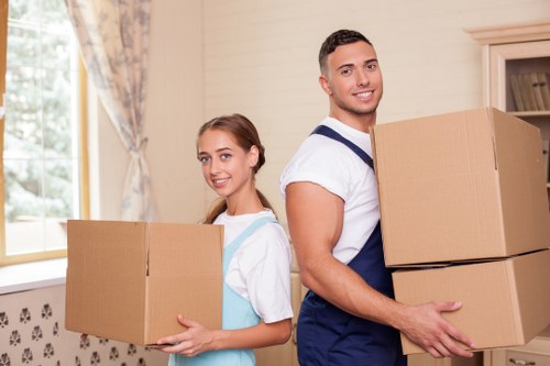 Secure mobile storage used for house moves in Gantshill